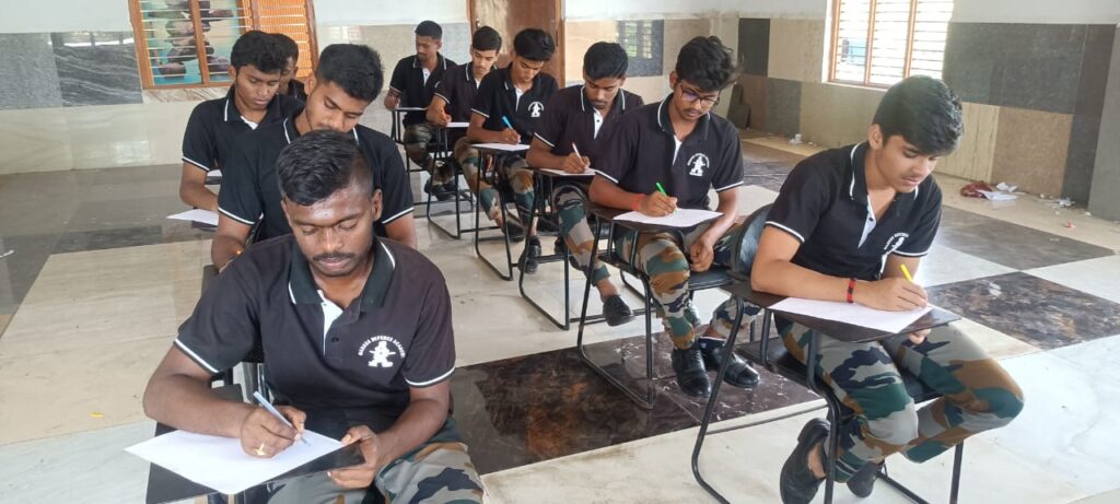 Mock test in manasa defence academy