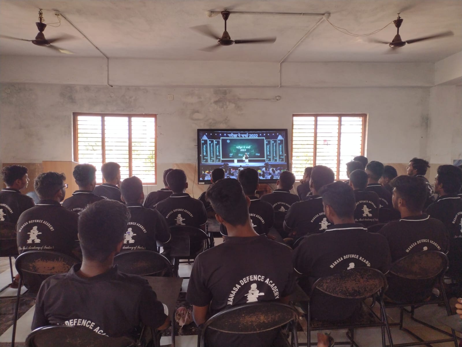 Digital classes at Manasa Defence Academy