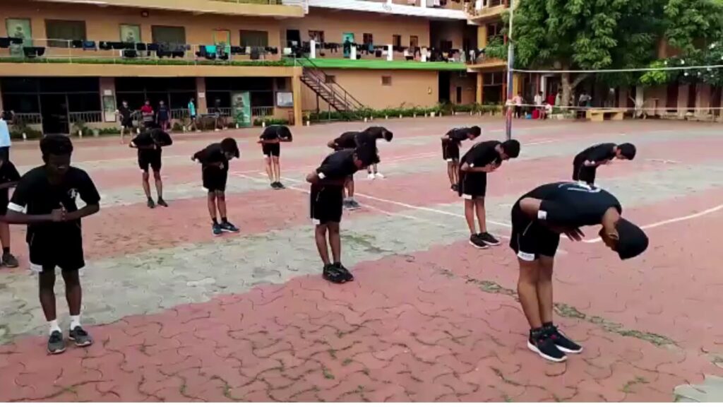 Physical fitness at Manasa Defence Academy