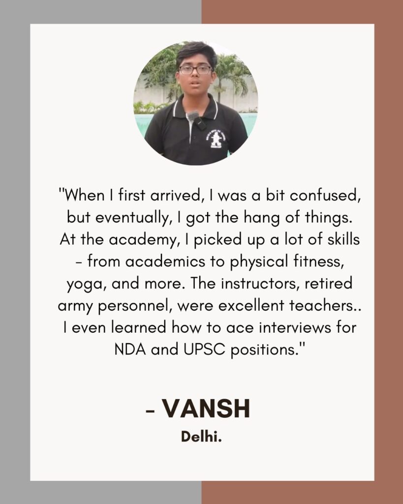 Best reviews from students for Manasa Defence Academy