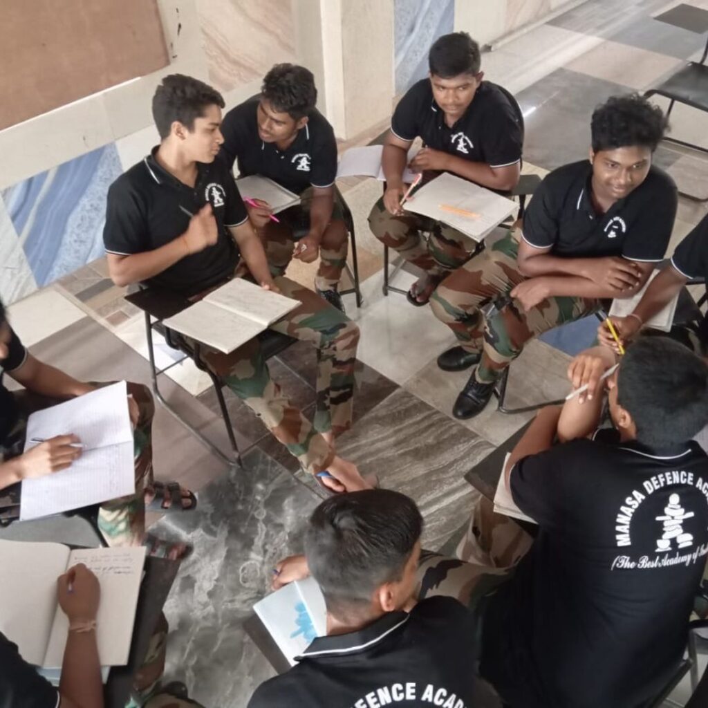 Group discussion for SSB at Manasa Defence Academy