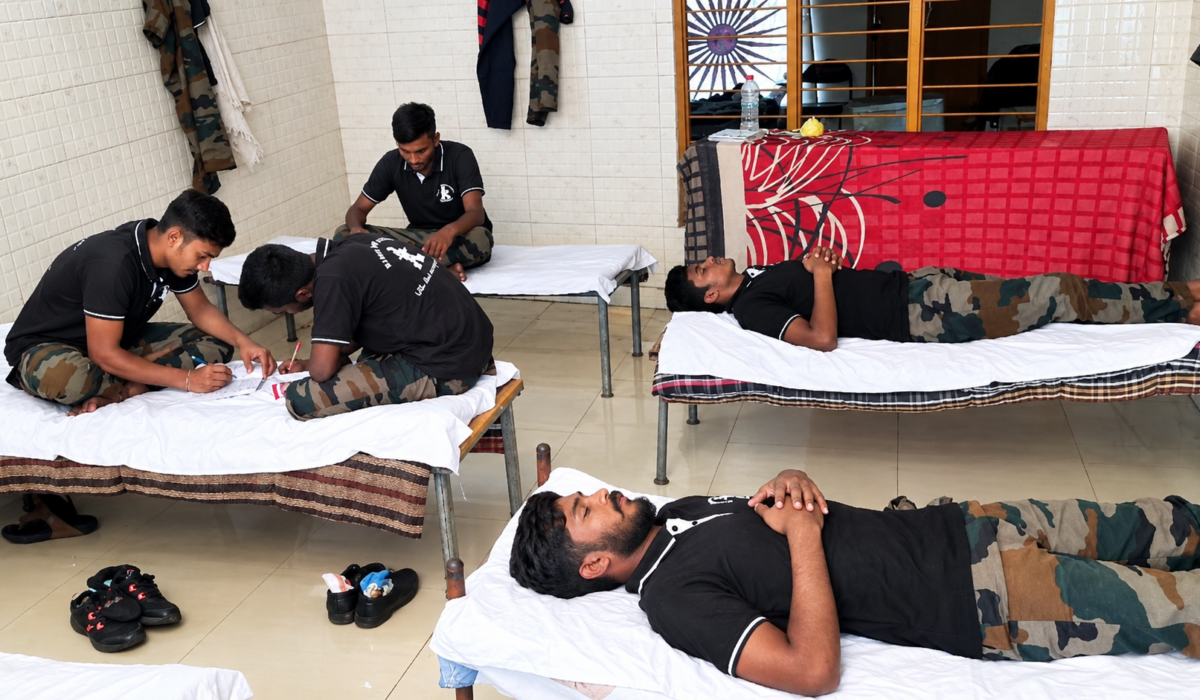 Dormitory Cots and Cadets